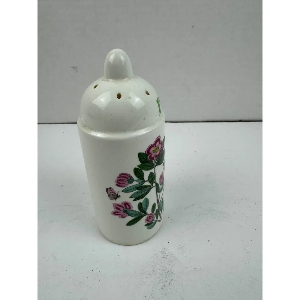 Portmeirion Botanic Garden Pepper Shaker Dog Rose Rosa Canina England Vintage